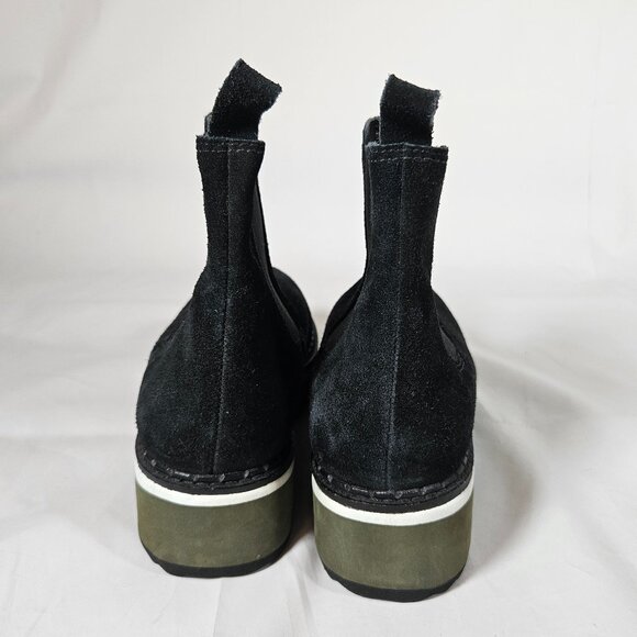Matisse Ronan Black and Green Platform Booties Women's Size 9 NWOT - Picture 2 of 9